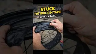 Fat Bike Rim Tape Removal