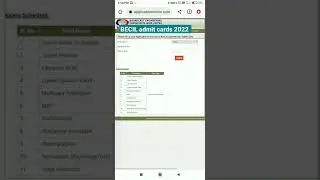 BECIL 2022 admit cards for various vacancies #becil2022#shorts #link👇#mathtimez