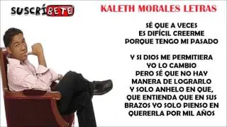 ELLA ES MI TODO - KALETH MORALES (LETRA)