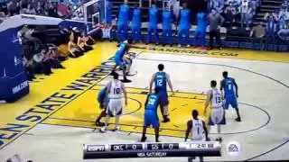 NBA Elite 11 PS3 Gameplay: Thunder vs Warriors - ONE GAME AT A TIME