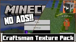 Craftsman Texture Pack For Minecraft Bedrock Edition || No Ads || 100% Working