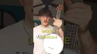 Ukulele vs. banjolele #musician #instruments #ukulele #banjolele #banjo #folkinstrument #guitarist