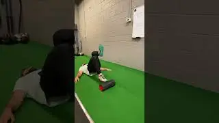 Single Leg Foam Roller Bridge Hamstring Curl