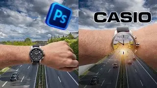 Photoshop Manipulation Design | Watch Advertising