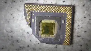 Old ceramic CPU chips - what's inside? Exposing the silicon dies. Old intel's, Sun, DEC alpha...