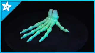 Skeleton Hand #timelapse #3dprinting #adafruit
