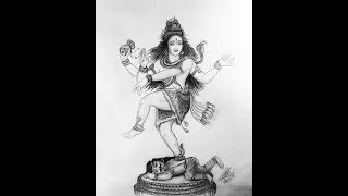 NATARAJA- THE LORD OF DANCE | Sketched by Roshni Sachanandani.