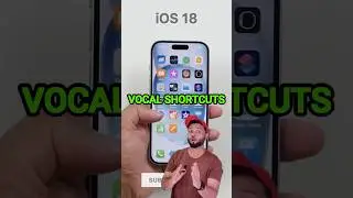 iOS 18 vocal shortcuts update ✅ #shortsfeed #iPhone #technology #shorts #tech #ios18