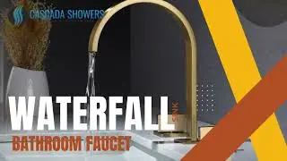 Transform Your Bathroom with Cascada's Classic Waterfall Faucet! 💦✨ #sinkfaucets