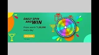 Daily Amazon Spin And Win Quiz 11 July 2021 // Prize Worth Rs 1 Lac
