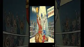 lion and goat Boxing match. | animal Cartoon video #lionking #animalsongs #cartoon #pandacartoon