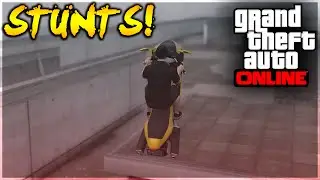 GTA 5 - EXTREME HAKUCHOU BIG BUILDING STUNT! (GTA 5 Stunt Challenge)