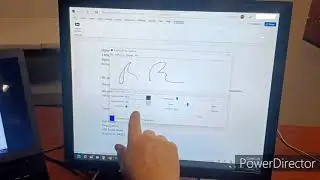 Computime Signing on a Touch Monitor June 2022