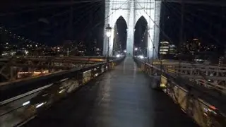Empty Brooklyn Bridge!