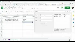 Connect VB6 Prgram To Google Sheet