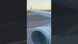 Hawaiian Airlines A330 takeoff from Las Vegas with Engine Buzz Sound! 🎰 #shorts