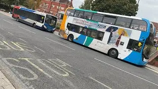 Bus ride on the 11 to oakley/town centre GX60 PDZ 27680 transbus Enviro300 company stagecoach south