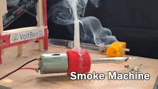 DIY Mini Smoke Machine Using DC Motor | Simple Home Project