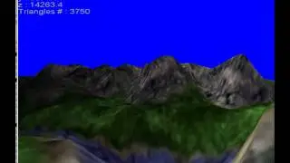 SFML / OpenGL experiments - Dynamic Terrain Rendering with VBO
