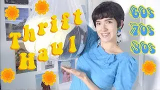 HUGE TRY-ON THRIFT HAUL- MY BEST EVER!! // 60s, 70s, 80s vintage!!// ThatsSoAri