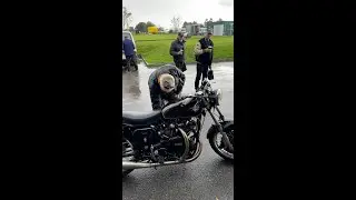 1110cc Vincent Black Shadow engine - BSA A10 frame - start-up & run
