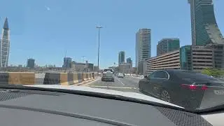 Bahrain 4K Travel POV in a car city exploring | No Music, No Voice