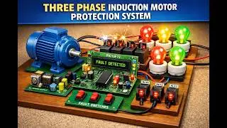 3-phase Induction Motor protection from Phase and Temperature