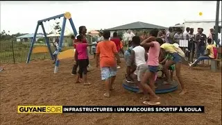 Le quartier de Soula à Macouria se dote d'une aire de jeux et d'un parcours sportif