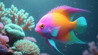 Underwater Relaxation 🐠 Exotic Coral Reef Fish | Gentle Piano & Ocean Ambient Healing