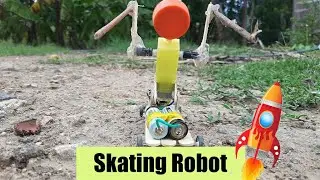 The Skating Robot using gear motor | fun and jolly toy |