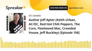 Author Jeff Apter (Keith Urban, AC/DC, Red Hot Chili Peppers, The Cure, Fleetwood Mac, Crowded House