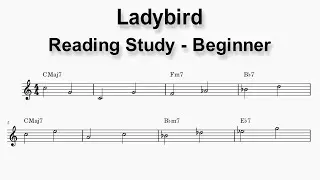 Sight Reading Practice - Ladybird - Beginner