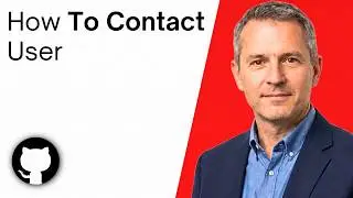 How To Contact A User On GitHub