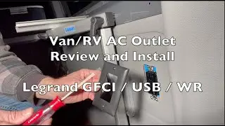 Обзор и установка розетки переменного тока GFCI в фургоне Sprinter