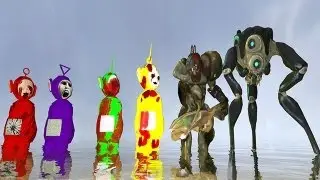 EXTREME GMod | Slendytubbies vs Combine Guards & Hunters (Destructive Physics)