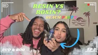 Smoking resin like it's rosin (our favorite strain?!?)