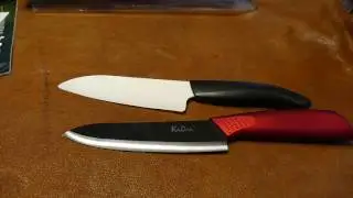KaDaa Ceramic Chef's Knife Unboxing and Kyocera Comparison, Performance Review in Part 2