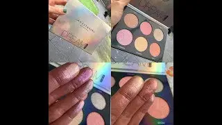 ABH Dream Glow Kit Swatches//A23 Highlighter Brush Review