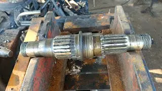 how to restore back worn-out spur gear or spline teeth 22 teeth Pitch 10.