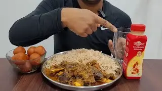 EATING MUTTON PULAO + GULAB JAMUN WITH MILKSHAKE