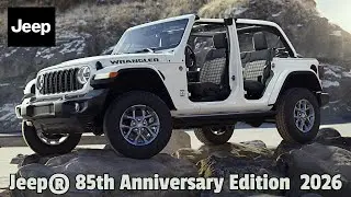 Клетчатый дизайн: Юбилейная версия Jeep® Wrangler, посвященная 85-летию модели, сочетает в себе к...