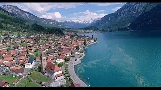 Brienzersee &brvbar; Giessbachf&auml;lle &brvbar; Berner Oberland Switzerland &brvbar; Dji Inspire 2 &brvbar; Drohnenaufnahme 4K