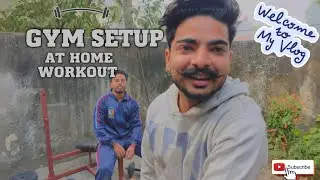 GYM SET UP || VLOG || at Home 💪