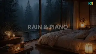 Rain Sounds & Soft Piano ASMR 🌧️ Fall Asleep Fast | Deep Sleep, Anxiety Relief & Insomnia Cure