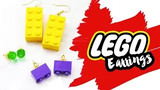 LEGO Earrings DIY | LEGO Crafts Ideas | NerDIY