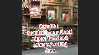 beautiful|Mumbai international airport terminal-2 lounge|waiting area|longer terminal|wall designs