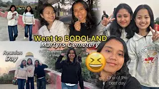 Went to Bodoland Martyr’s Cemetery 🪦🌻| Sourav Joshi’s dance step 😉| Enjoyed alot | 13/01/2026