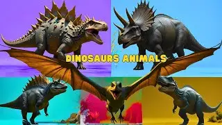 Dinosaur Sounds Song | Fun Dinosaur Names for Kids - Nursery Rhymes & Learning Songs for kid