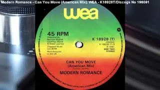 Modern Romance - Can You Move (American Mix) (1981)
