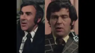 Derek Sanderson lawyer Bob Woolf, Bruins GM Harry Sinden talk after meeting on Sanderson suspension